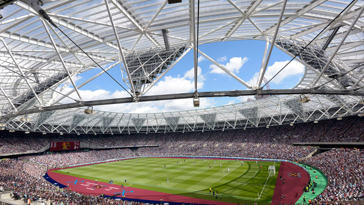 How the Claret pitch surround will look at London Stadium