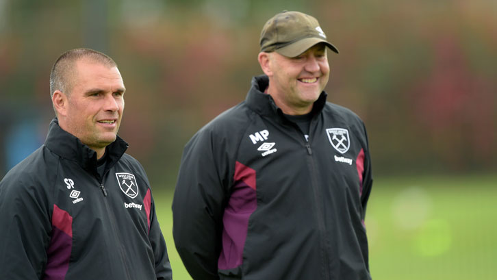 U18s co-managers Steve Potts and Mark Phillips