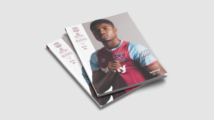 Get your Official Programme for West Ham United v Doncaster Rovers now!
