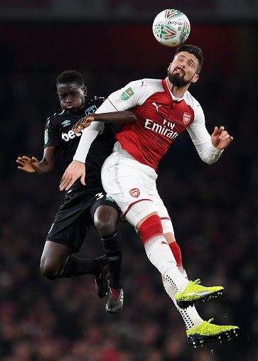 Domingos Quina challenges Olivier Giroud