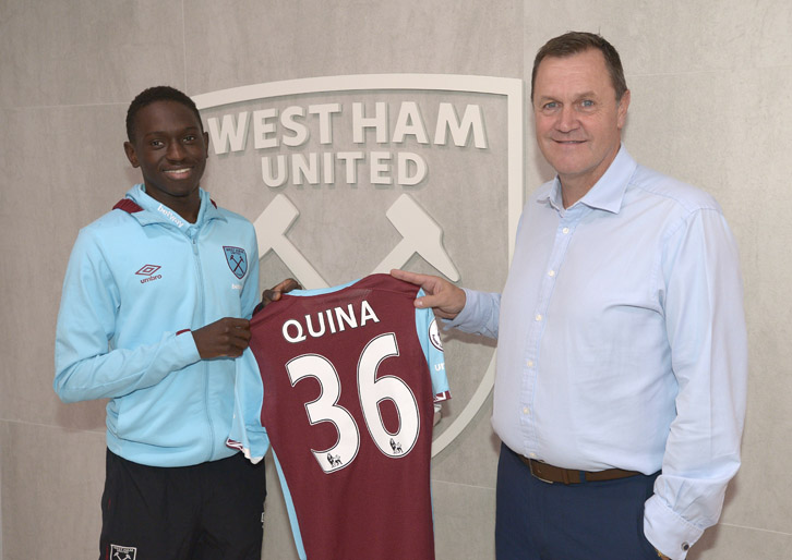 Quina signed his first pro deal earlier this week