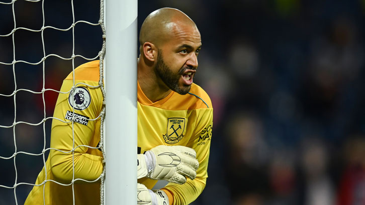 Darren Randolph in action at West Brom