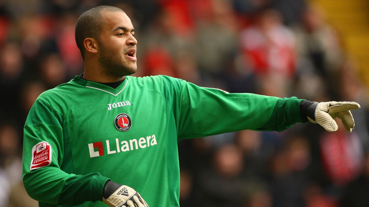 Darren Randolph in action for Charlton