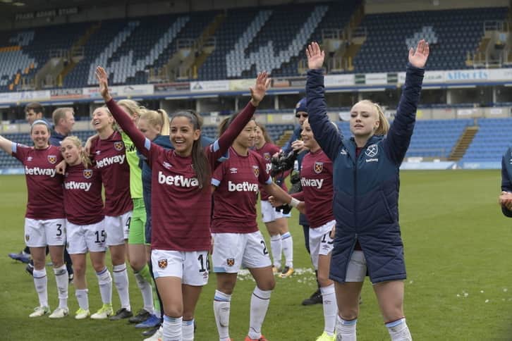 The Hammers celebrate their FA Cup semi-final win