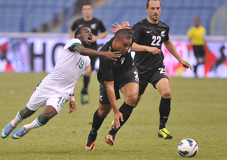 Winston Reid in action for New Zealand