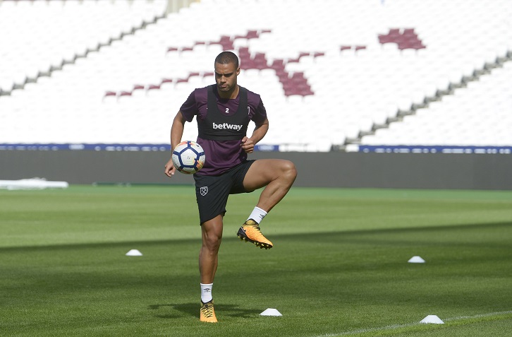 Winston Reid in training at London Stadium