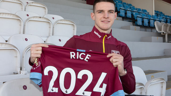 Declan Rice has signed a new contract until summer 2024