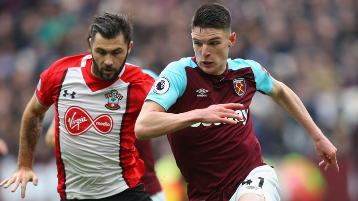 The performance of Declan Rice against Southampton caught the eye of his captain