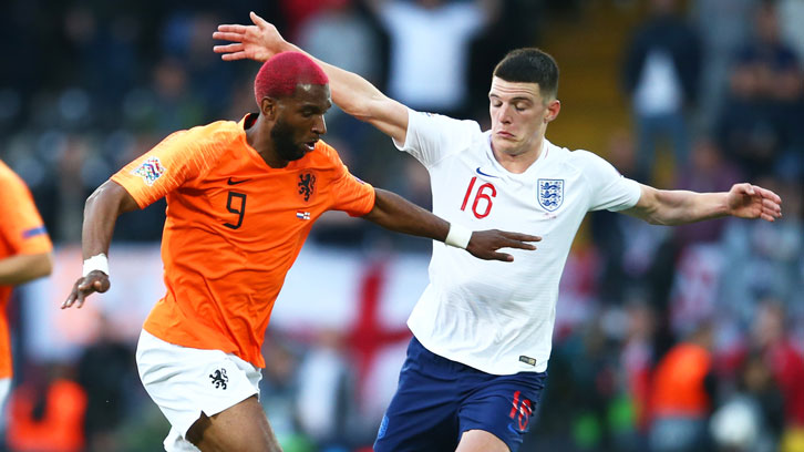 Declan Rice challenges Ryan Babel