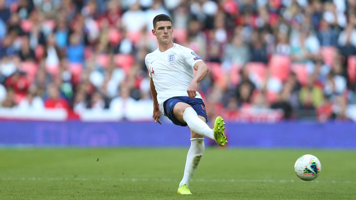Mark Noble watched Declan Rice make two more appearances for England