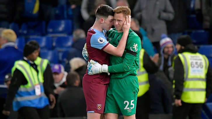 Declan Rice with David Martin