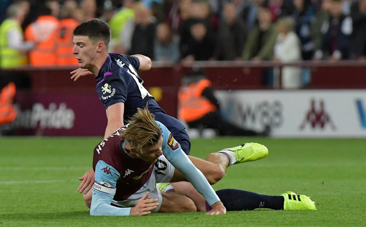 Declan Rice's battle with Jack Grealish was an enthralling spectacle