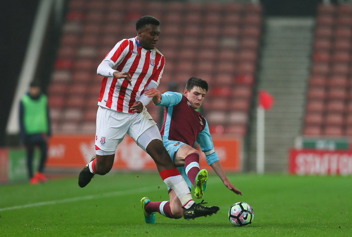 Declan Rice against Stoke