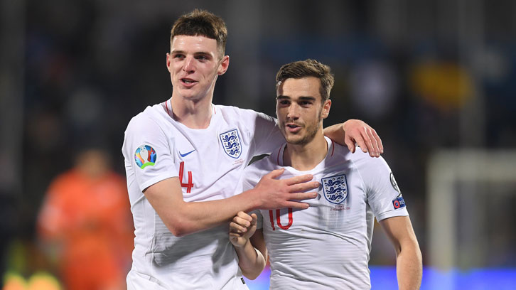 Declan Rice and Harry Winks