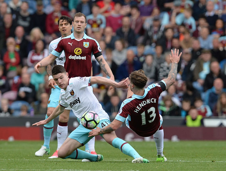 Declan Rice on debut