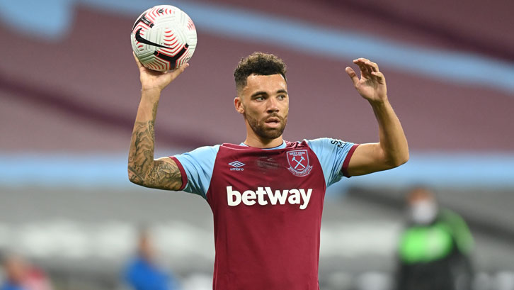 Ryan Fredericks in action against Newcastle