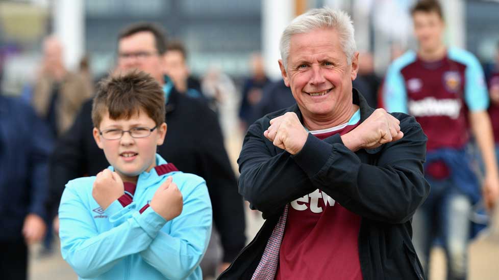 West Ham United supporters