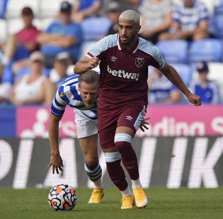 Saïd Benrahma returned to West Ham United duty on Wednesday