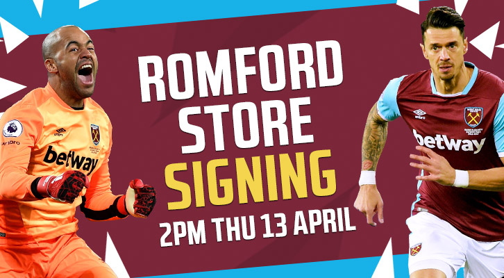 Romford Store Signing
