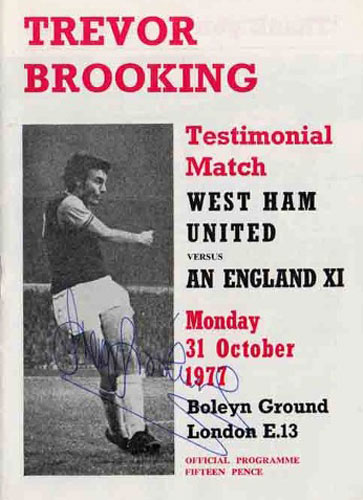 Trevor Brooking Testimonial Programme