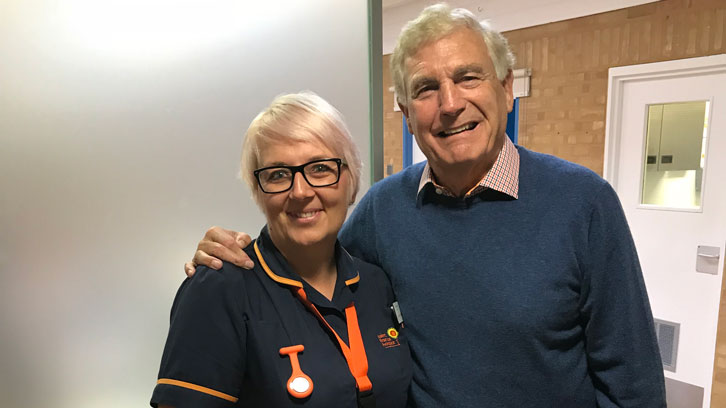 Sir Trevor Brooking at Saint Francis Hospice