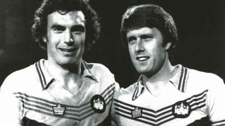 Trevor Brooking and Geoff Hurst