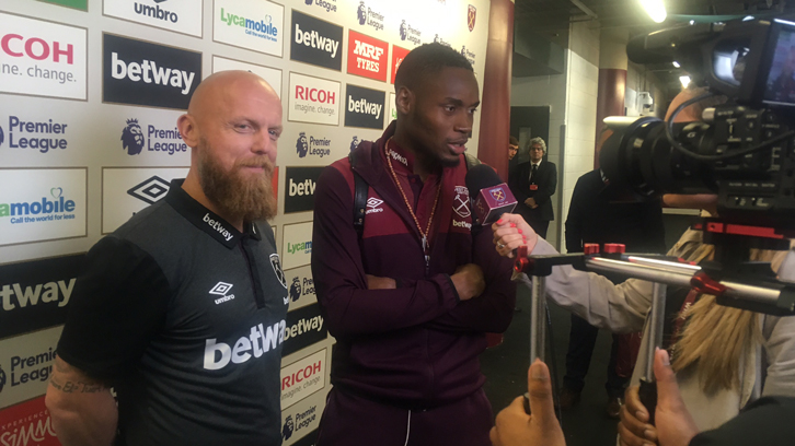 Diafra Sakho with Will Storey