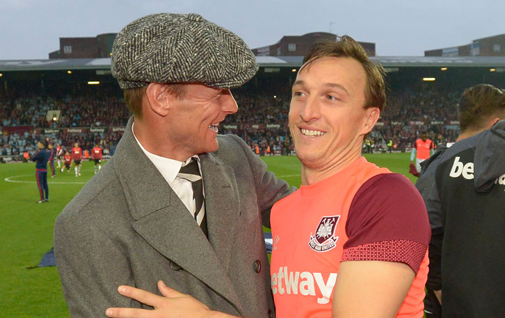 Teddy Sheringham and Mark Noble