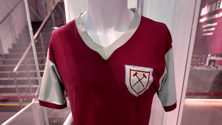 Bobby Moore's debut shirt will go on display this month