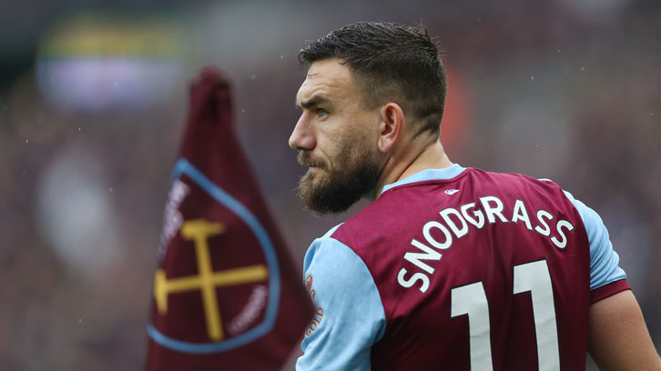 Returning goalscorer Robert Snodgrass earned praise from his manager