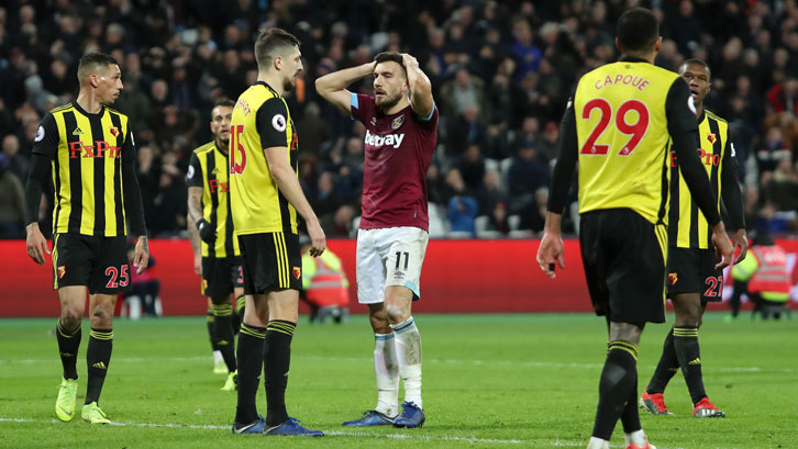 Robert Snodgrass shows his disappointment