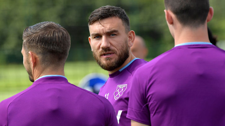 Robert Snodgrass in training