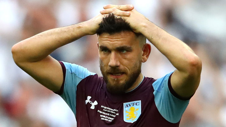 Robert Snodgrass was left gutted by Aston Villa's 2018 Championship Play-Off final defeat