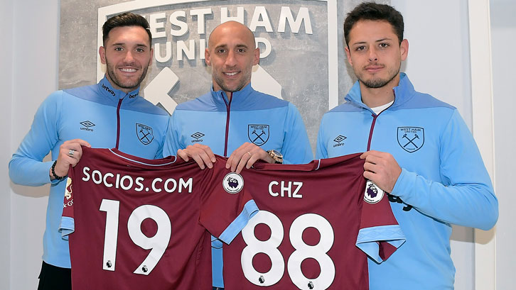 West Ham United engage partnership with Socios.com