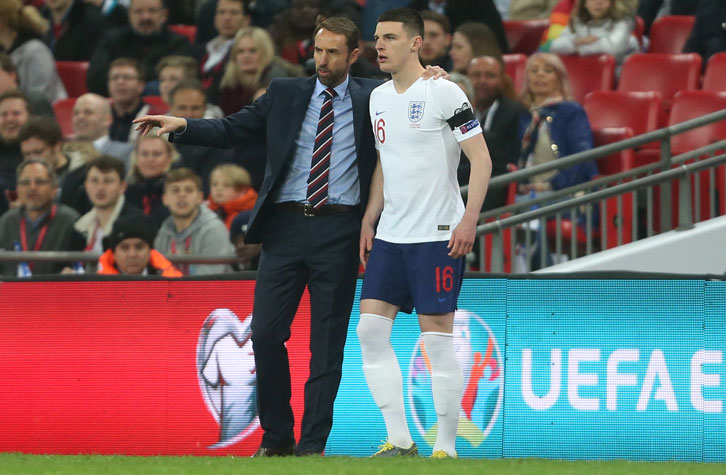 Gareth Southgate has already shown he has faith in Declan Rice