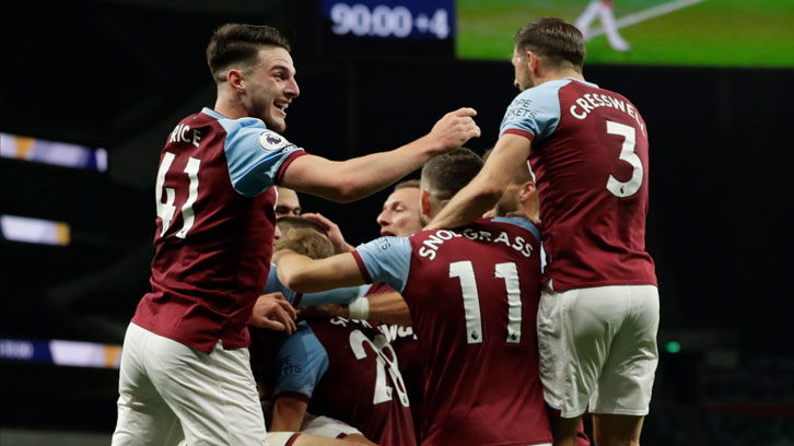 West Ham celebrate against Spurs