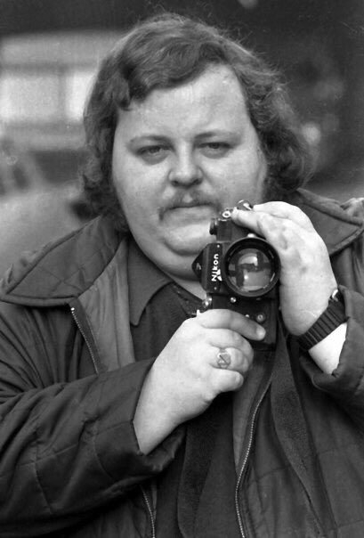 Steve Bacon with his camera