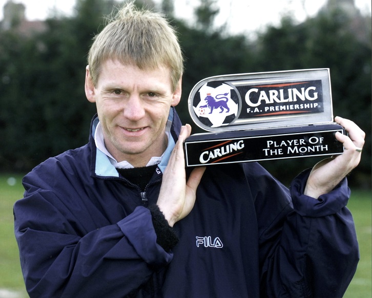 Stuart Pearce was named Premier League Player of the Month in February 2001