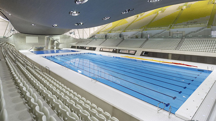 The Olympic Pool at Queen Elizabeth Olympic Park where Swimathon 2017 will be held.