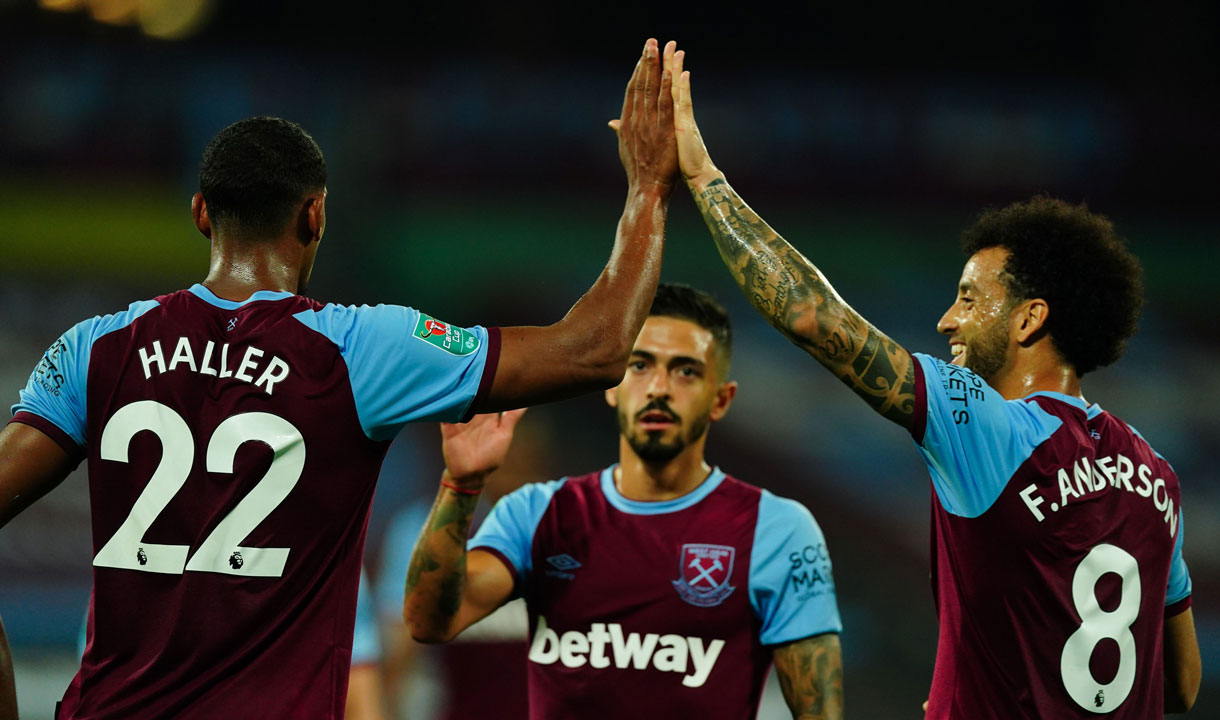 Team news: Haller, Yarmolenko, Lanzini and Felipe Anderson start