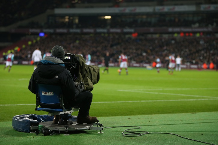 Television camera at London Stadium