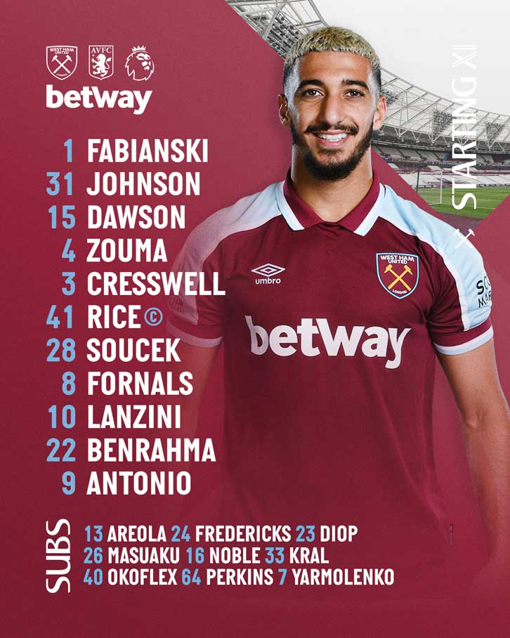 Villa line-up