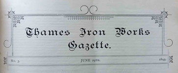 Thames Ironworks Gazette