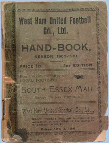 The first-ever West Ham United Handbook