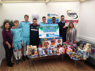 The Academy first donated to the Time Radio toy appeal