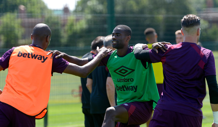 The Hammers back in pre-season training on Wednesday
