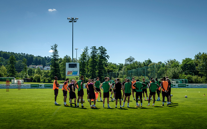 The Hammers train for the final time in Austria