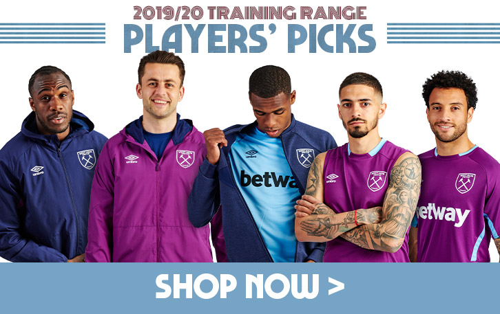 Buy training wear at the West Ham store