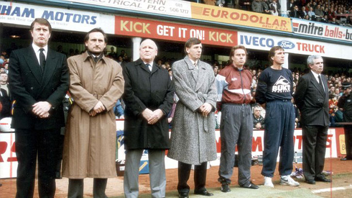 Bobby Moore's former teammates paid tribute to him in 1993