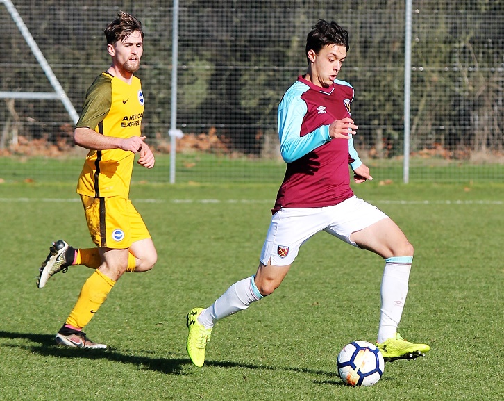 The U18s defeated Brighton &amp; Hove Albion 3-1 at Little Heath